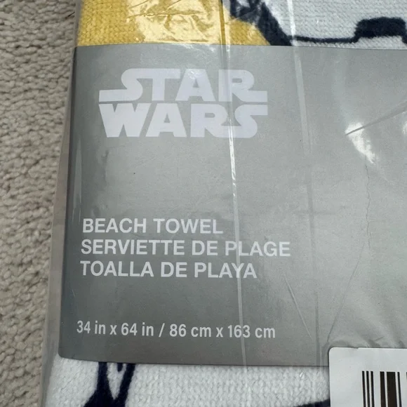 Star Wars Disney Beach Towel 34 x 64” - Picture 3 of 4